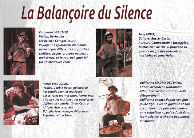 La Balançoire Du Silence - Quatuor de musiques du monde