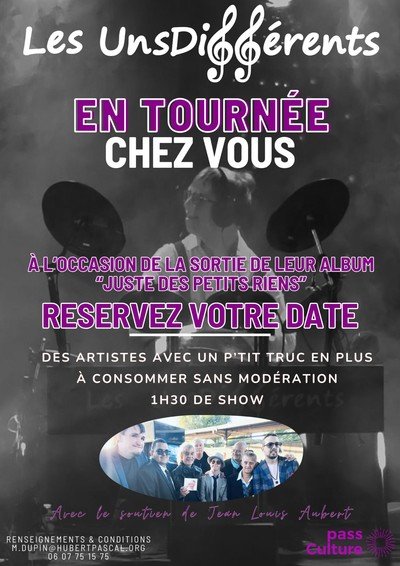 Les Unsdifférents - Groupe de musique avec un p'tit truc en plus