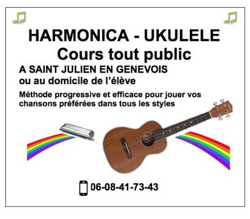 Rinaldo - Harmonica - Ukulélé : Cours tout public