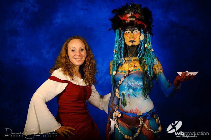 Services bodypainting, facepainting et body art professionnel