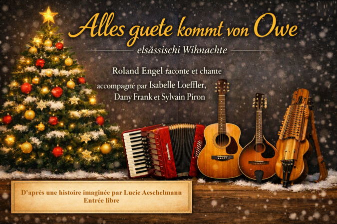 Veillée de Noël en alsacien avec Roland Engel