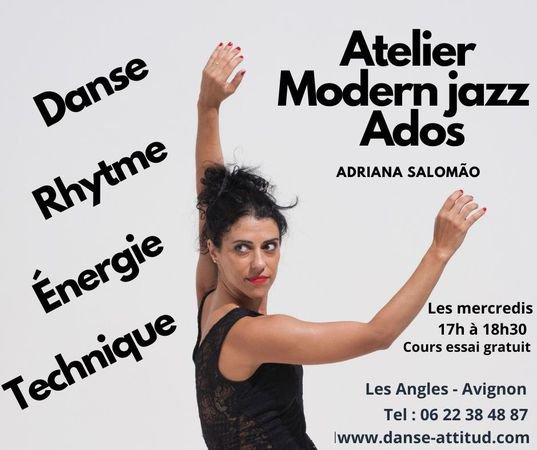 Adriana Salomão - Danse Attitud - Stage Modern-jazz pour les  ados