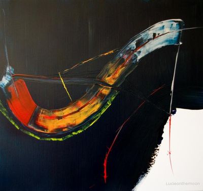 L'artiste peintre lucieonthemoon à la foire aux croutes à brest