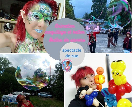 Bylette - Maquillage enfants , sculpture de ballon, ou Bulles de savon