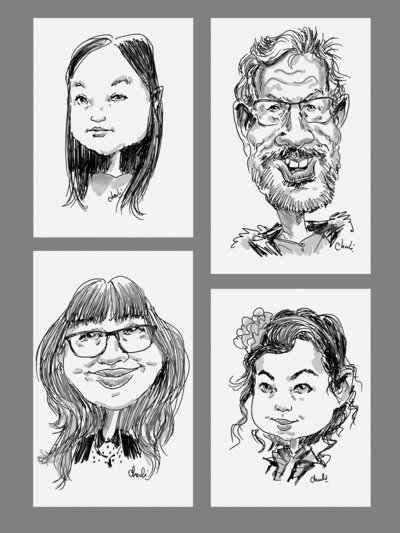 Charli caricature - Animation caricaturiste