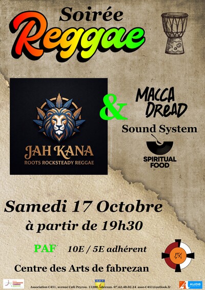 JAH KANA et MACCA DREAD SOUND SYSTEM
