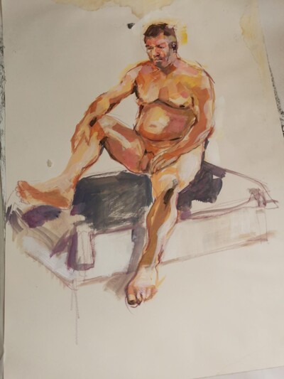 Modèle vivant masculin