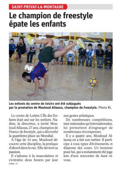 Mouloud freestyle football  -  Champion de France et Expert en Football Freestyle 