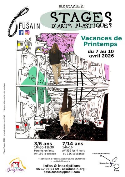 Stages d'arts plastiques / Vacances de printemps