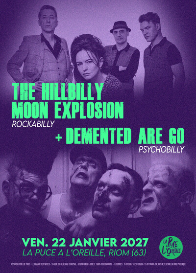 THE HILLBILLY MOON EXPLOSION + DEMENTED ARE GO