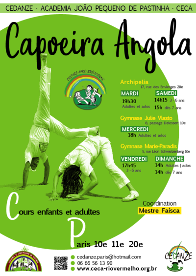 Cours Capoeira Angola - Mestre Faísca