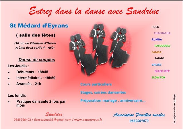 Dansez-vous? - cours de danse de salon