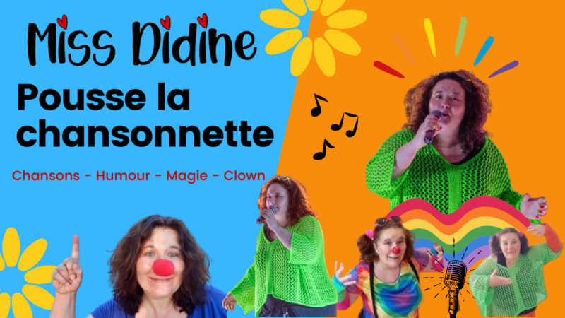 Miss Didine - Spectacle pour les aînes Miss Didine pousse la chansonnette