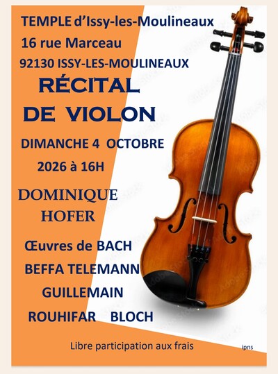 récital de violon