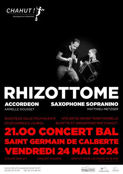 Soirée Musique-danse avec le duo Rhizottome
