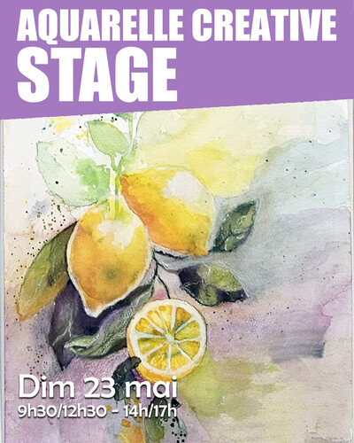 Stage d'aquarelle créative