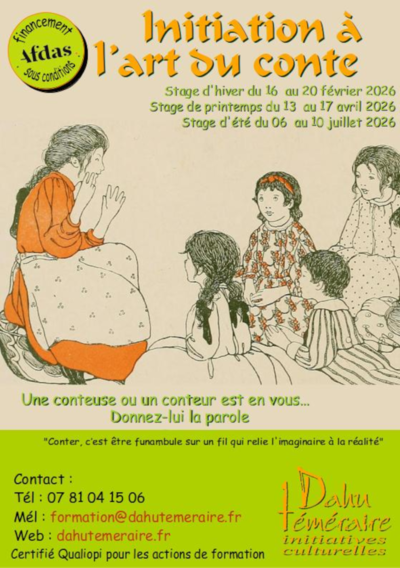 Stage d'initiation à l'art du Conte