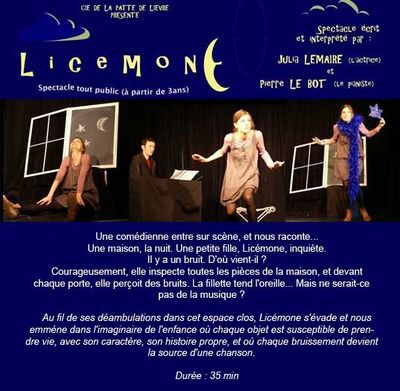 Théâtre musical à partir de 3 ans :: Licémone, ou la maison qui chante, 