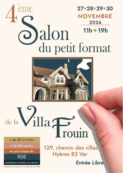 4ème salon du petit format de la Villa Frouin
