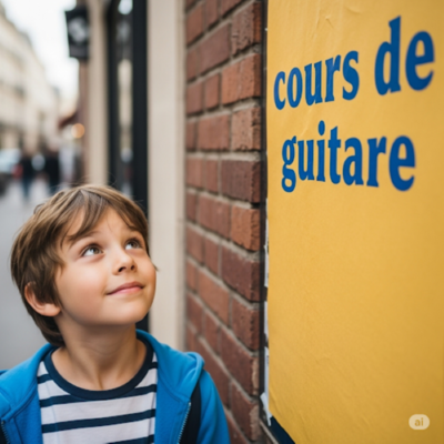 alain - Votre enfant reve de jouer de la guitare ?