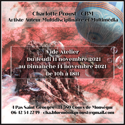 CBMArtist - Charlotte Proust - Vide atelier