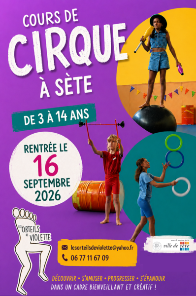 Les Orteils de Violette | Cours de cirque | Sète