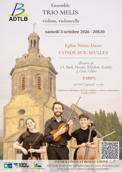 Concert baroque par le TRIO MELIS
