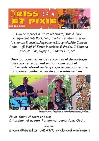 DUO DRISS et PIXIE - CONCERTS LIVE 