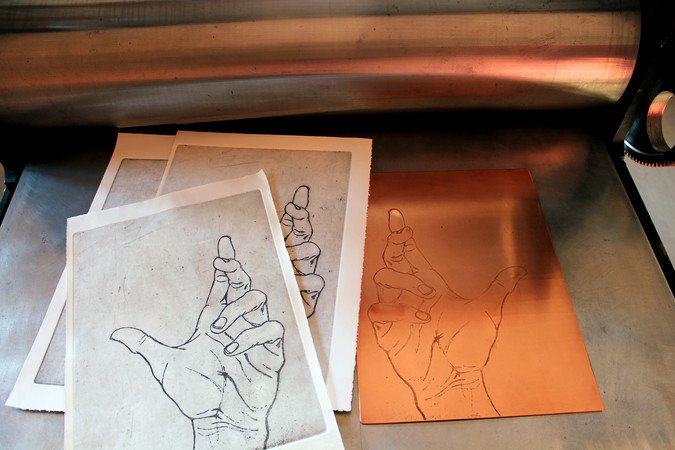 Gravure à l'eau forte