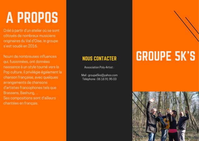 Groupe 5k's - Groupe recherche scène