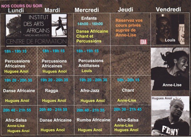 Institut Des Arts Africains - Ecole de danses et de percussions Afro-Caribéenne