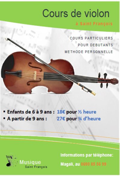 Magali - Cours de violon