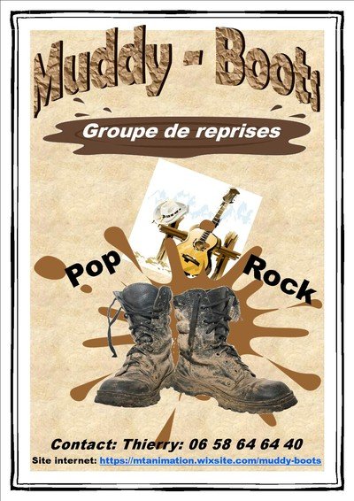 Muddy-Boots - Groupe de reprises Pop-Rock