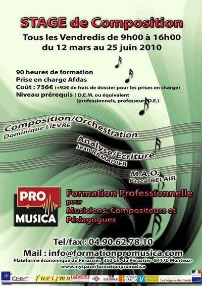 Stage de composition