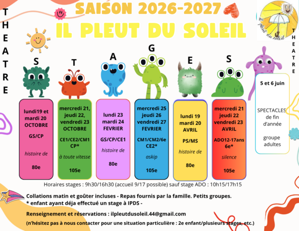 STAGES ENFANTS