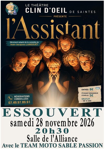 Théâtre comédie "L’Assistant"