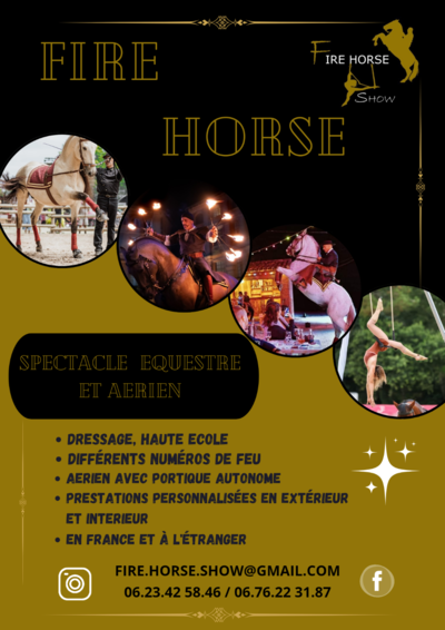 Association Fire Horse - Spectacle équestre, aérien