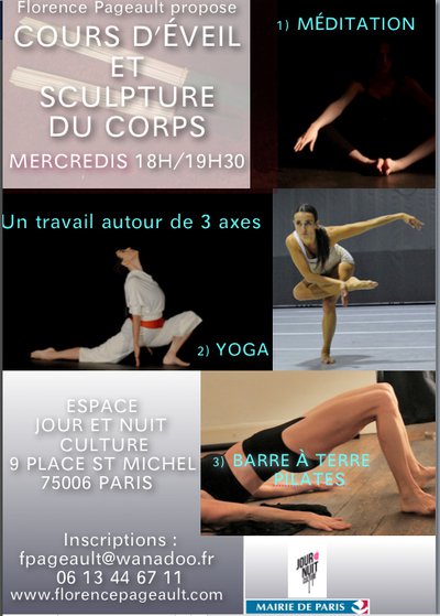 Cie Florence Pageault - COURS eveil et sculpture du corps méditation yoga pilates
