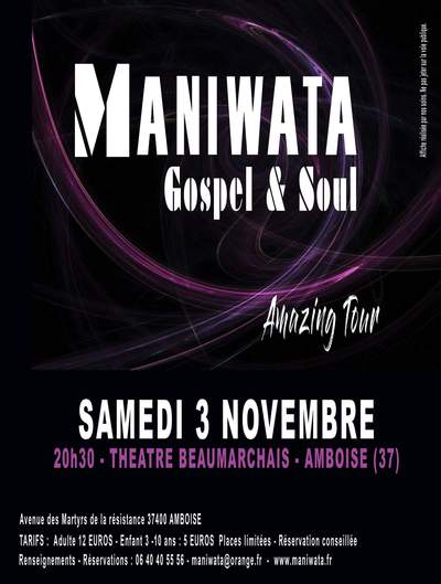 Concert gospel & soul groupe vocal maniwata