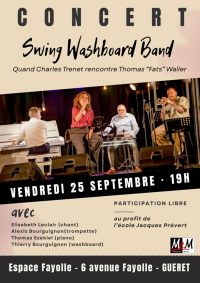 CONCERT « Swing Washboard Band »