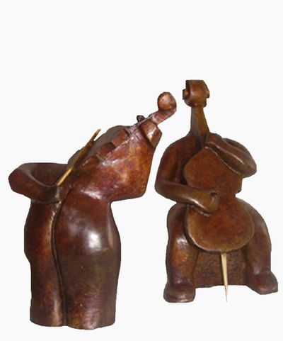 Eric Stambi - Sculptures-pierre-bronze