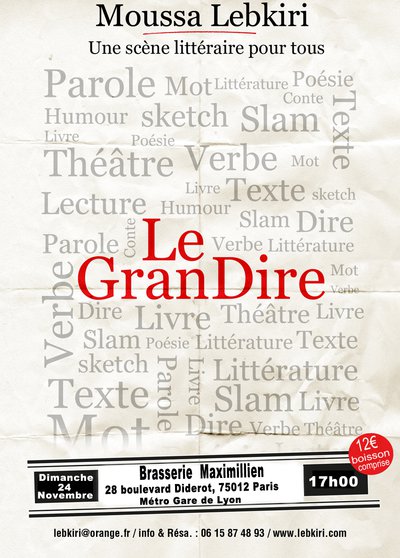 Le GranDire -Toute la littérature à que j'aimeeeee !