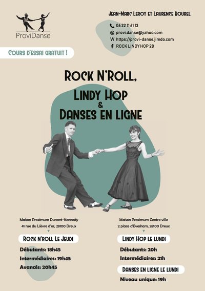 ProviDanse - Cours de Rock, Lindy Hop & Danses en ligne