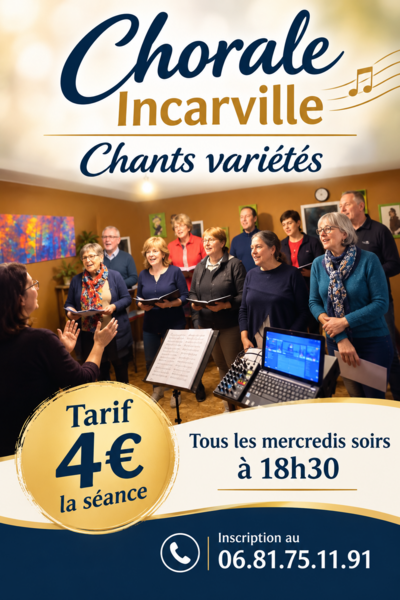 Chorale Incarville | Chorale variété | Incarville