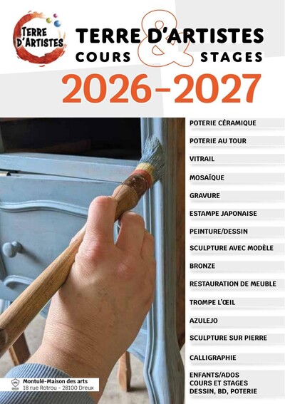 Terre d'Artistes - Cours à l'année et stages 2026-27
