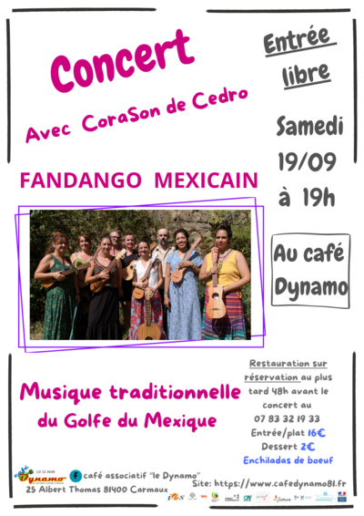 Concert avec CoraSon de cedro 