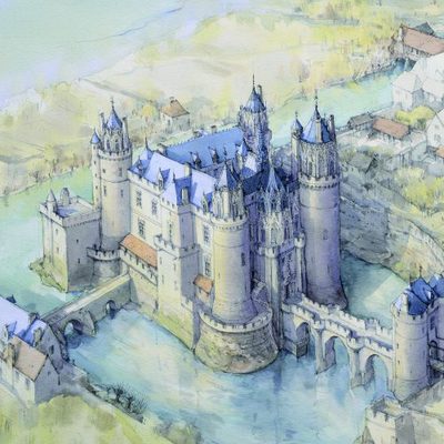 Entre Moyen Âge et Renaissance, Mehun-sur-Yèvre, une restitution, Jean Chen