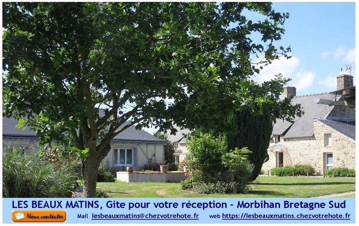 Grand gite de réception avec hébergement en Bretagne sud