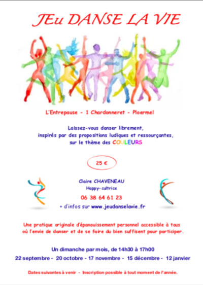 JEu Danse la Vie - Ateliers de danse 