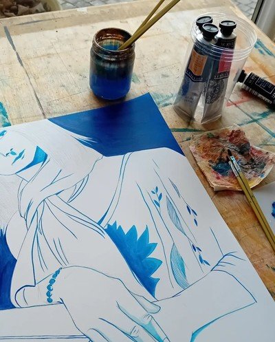 Marie F Flambard-Yoris - Dessin, peinture et graphisme